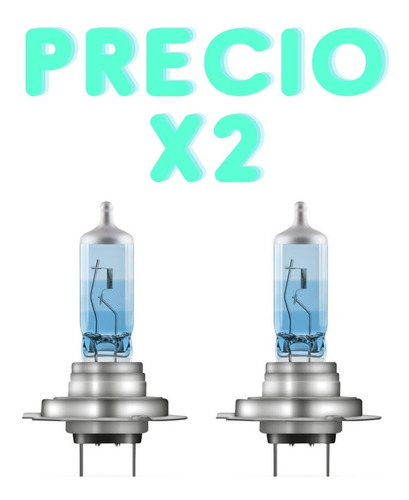 Imagen 5 de 10 de Lampara H7 Osram Cool Blue Intense 12v 55w X Par