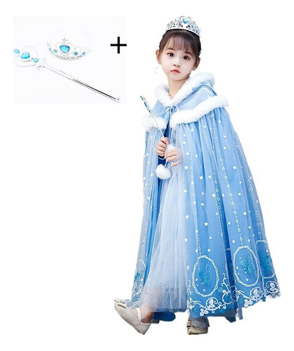 Capa Infantil Niña Niña Capa Nuevo Vestido De Princesa
