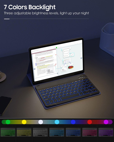 Funda De Teclado Moko Para Samsung Galaxy Tab A9 Plus Color