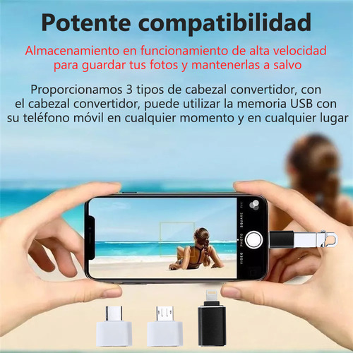 Memoria Usb 2tb Alta Velocidad 3.1 (2000 Gb) Flash Drive
