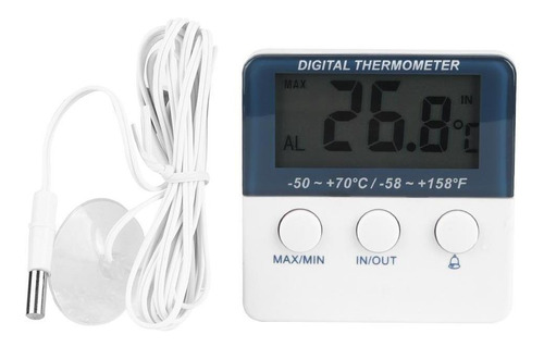 Mini Termómetro De Alarma Digital Electrónico Para Interiore