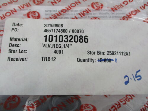 Norgren 101032086 4551174860/00070 Valve Nsnp Ttc