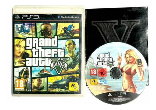 Grand Theft Auto 5 - Original Físico Playstation 3 Gta 5