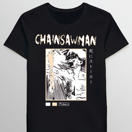 Remera Chainsawman Stalked By Death V2 66572405