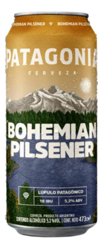Cerveza Patagonia Bohemian Pilsener Lata 473ml X6 - Gobar®