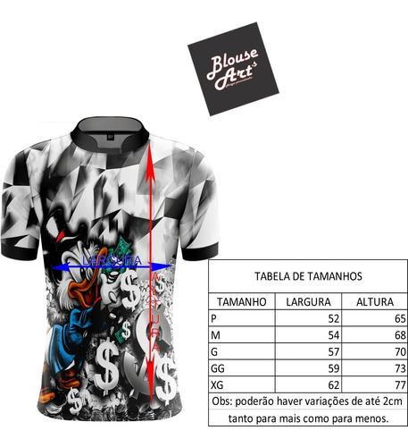 Camisa De Favela Qb22 Frases Da Quebrada Tio Patinhas | Parcelamento sem  juros