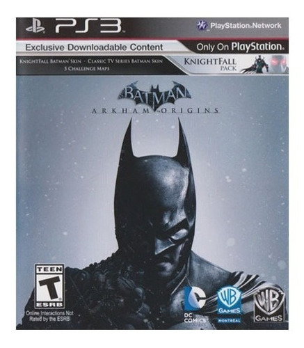Batman Arkham Origins Juego Para Playstation 3 Ps3
