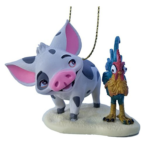 Pua And Heihei (moana) Figura De Cerdo Y Gallo Para Mascotas