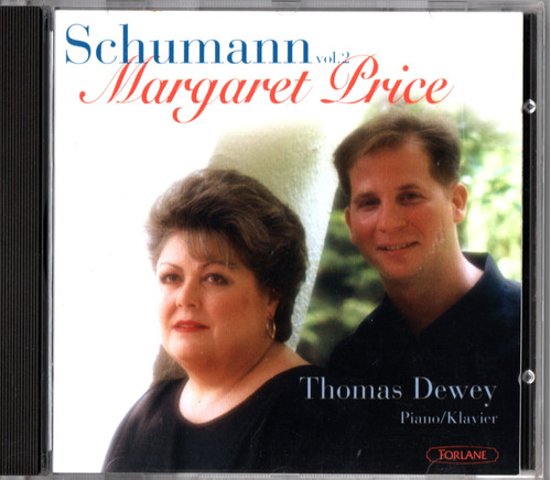 Cd Robert Schumann Margaret Price Vol. 2 Thomas Dewey