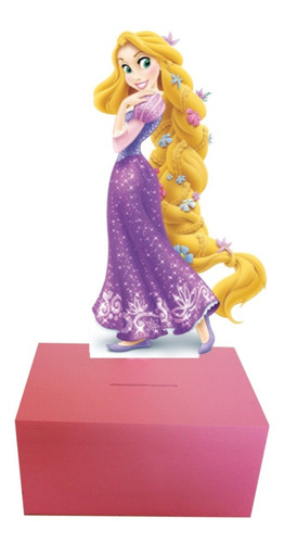 Princesa Rapunzel Alcancias Centro De Mesa Recuerdos 6 Piez