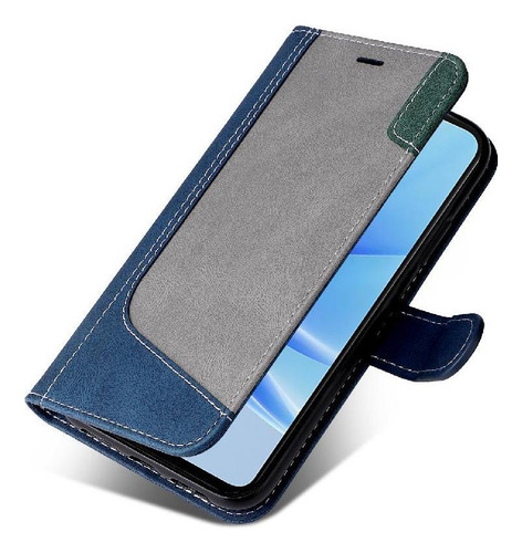 Funda Abatible For Oppo A17 Color Patchwork Único Con Y