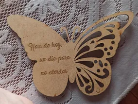 Bases Con Logo X69 + Mariposas Grabadas X60