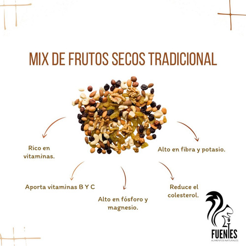 Fuentess | Mix De Frutos Secos Tradicional X 800 G. Full