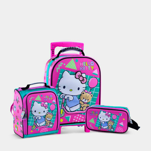 Set 3p Maleta Scool 803792  Hello Kitty