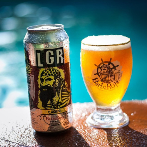 Imagen 3 de 10 de Cerveza Artesanal Barba Roja Lager 473ml. Lata