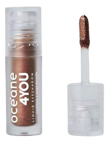 Sombra Líquida Eyeshadow Oasis Cobre Océane 4you 2g