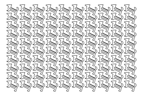 Clips De Papel De Metal, 100 Unidades, Con Forma De Perro, C