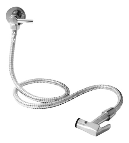 Ducha Higiénica De Baño Vol. C-72 Flexo Cromado 120cms