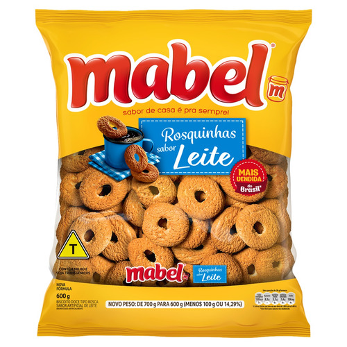 Biscoito Mabel Rosquinha de leite 600 g