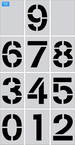 Plantilla Numero 8  Para Estacionamiento