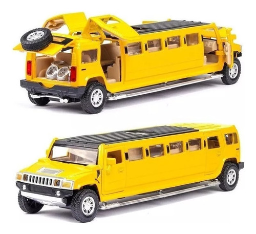 Modelo De Coche Hummer Limousine Target Alargado 1:32