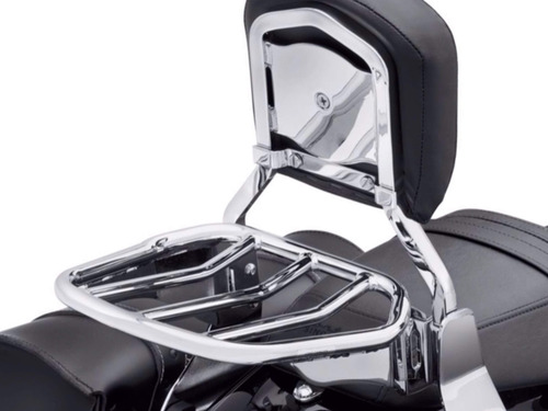 Portaequipajes Trasero Cromado Para Harley Davidson Softail