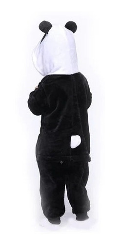 Imagen 3 de 6 de Pijama Kigurumi Polar Oso Panda Para Niños Y Niñas