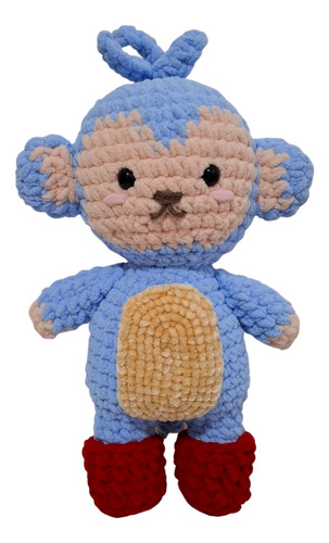 Peluche Mono Chango Botas Dora La Exploradora 25cm Amigurumi