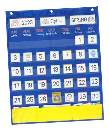 Calendario Gráfico De Bolsillo Calendario De Enseñanza