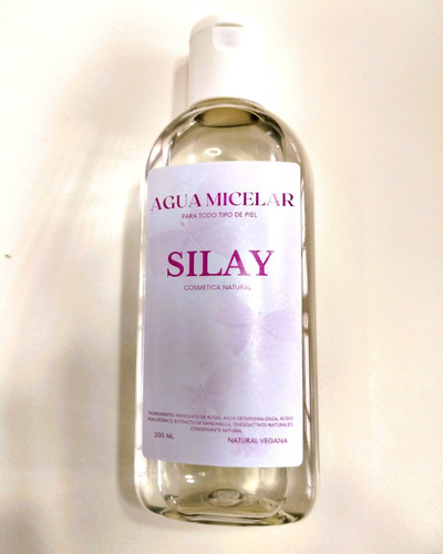 Agua Micelar Natural Sin Parabenos Todo Tipo De Piel