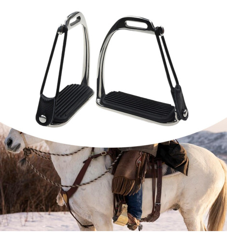 2pcs Estribos De Equitação Estribos Seguros Leves