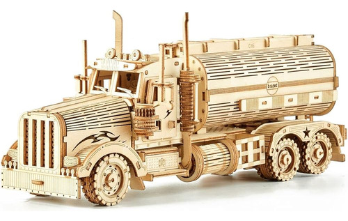 Bennama 3d Wooden Puzzles Truck Model Kits, Rompecabezas Y R