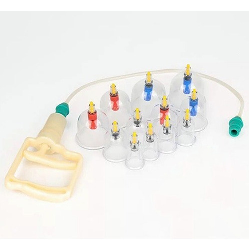 Kit 12 Ventosas Relajacion Adelgazamiento Terapeuticas