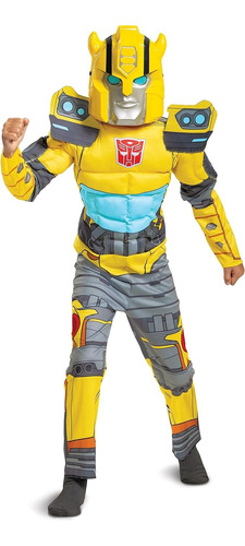 Transformers Bumblebee Disfraz Niño Americano Talla M (8-10)