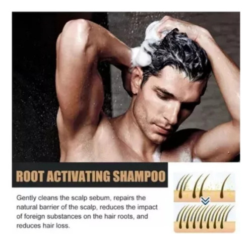 Shampoo Spartan New 2025, 3 Frascos, Ativador De Raízes