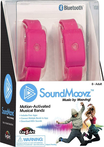 Imagen 2 de 3 de Sound Moovz Pulsera Musical Soundmoovz Para Bailar 66005