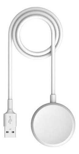 Carregador Cabo Usb Compatível Haylou Watch R8 Cor Branco