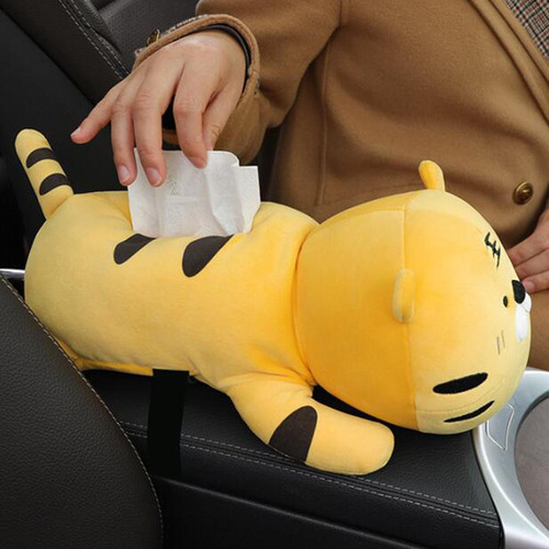 Funda De Tejido De Coche De Felpa Suave, Funda De Tigre