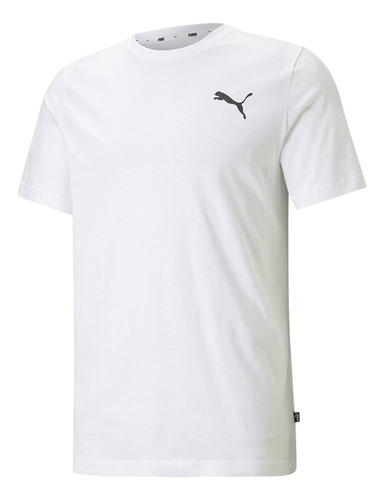 Camiseta Puma Ess Small Logo Tee  Hombre-blanco