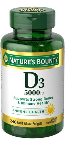 Vitamina D3 125mcg 5000iu 400 C - Unidad a $459