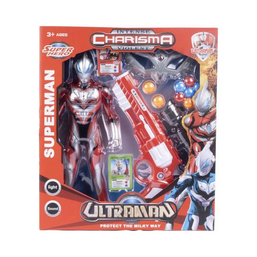 Set De Figura Ultraman Con Accesorios 