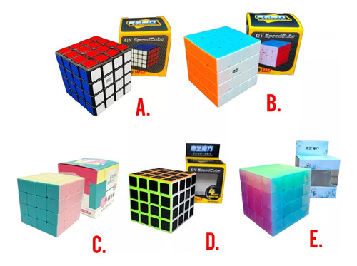 Cubo Rubik Original Qiyi 4x4x4 Rotacion Rapida Profesional