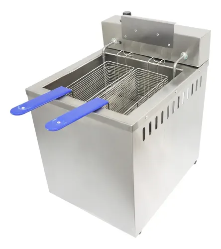 Fritadeira Elétrica Industrial Ribeiro Inox 18 L 220v Aço Inoxidável 60 Hz