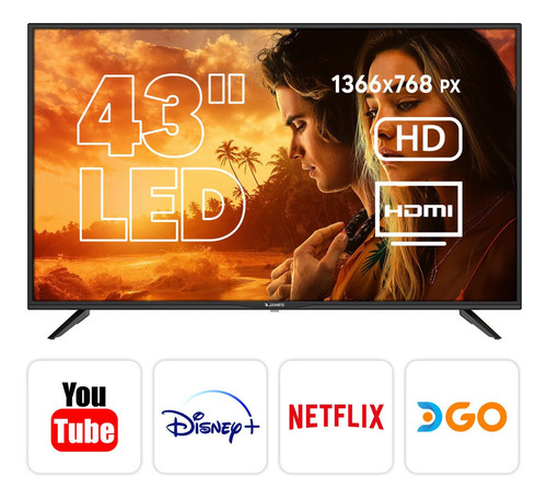 Smart Tv James Led 43 Pulgadas Full Hd Wifi Netflix Youtube