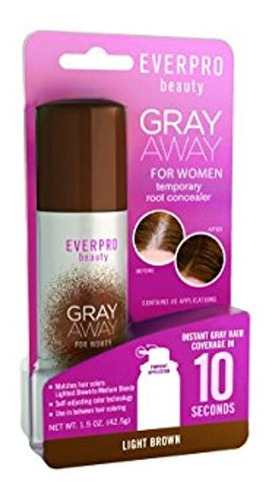 Iluminador De Cabello Para Mujer Gray Away, Color Café Claro