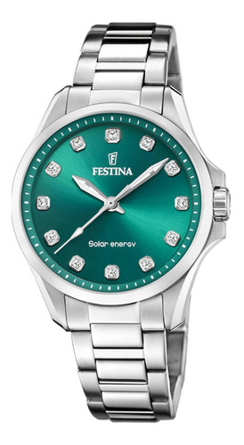 Reloj F20654/3 Verde Festina Mujer  Solar Energy