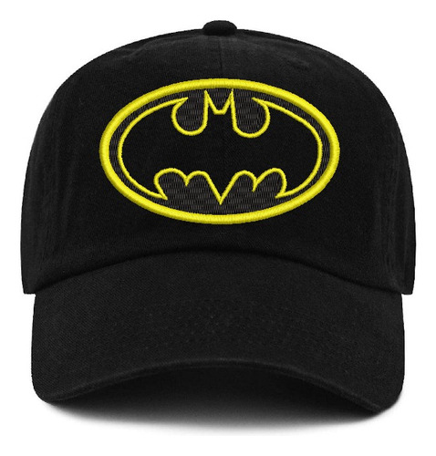 Gorro Jockey Visera Curva Batman Bordado