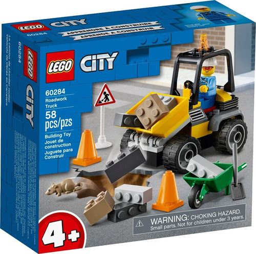 Lego® City - Vehículo De Obras En Carretera (60284)