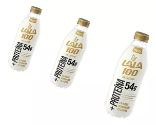 Leche Lala 100 Sin Lactosa Proteína 54g 3 Piezas De 1 Litro