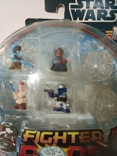 Star Wars Fighter Pods Serie 1: Lando, Jango, Obi-wan, Ayla (Usado)